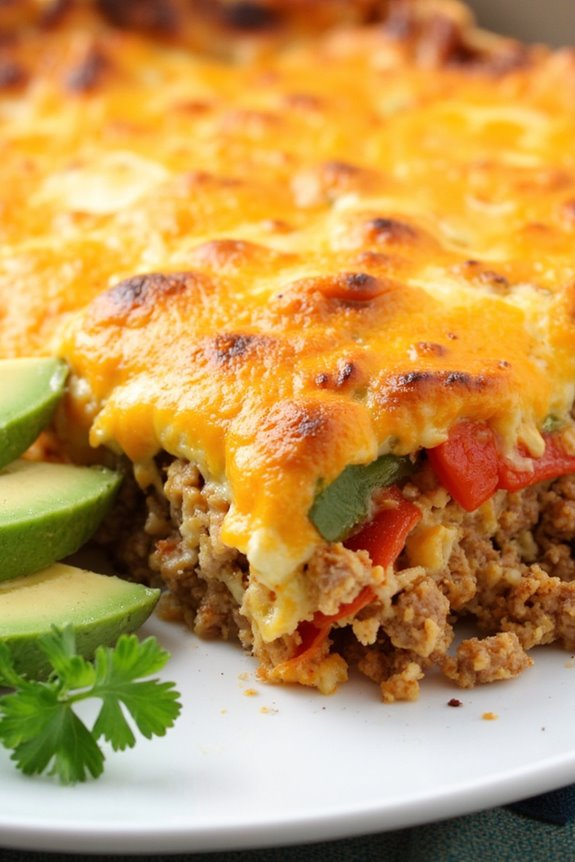 keto mexican breakfast casserole