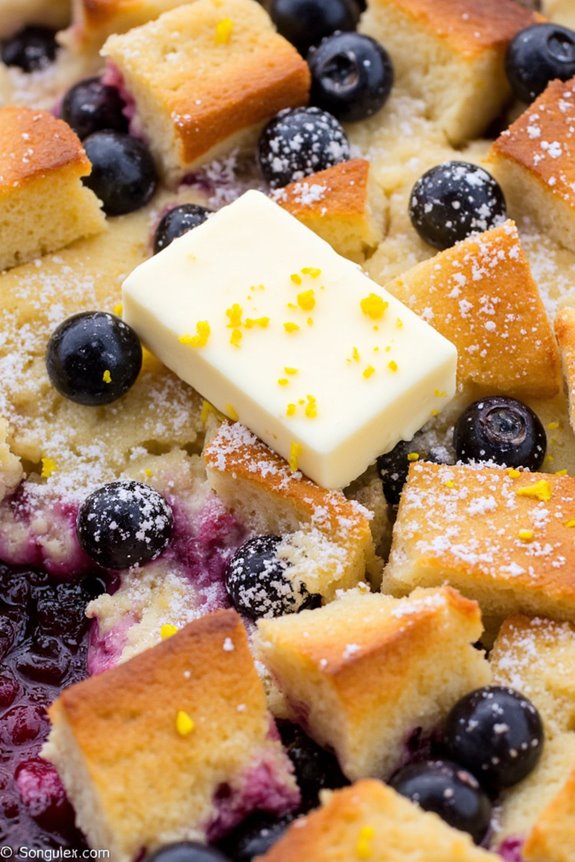 lemon blueberry breakfast casserole