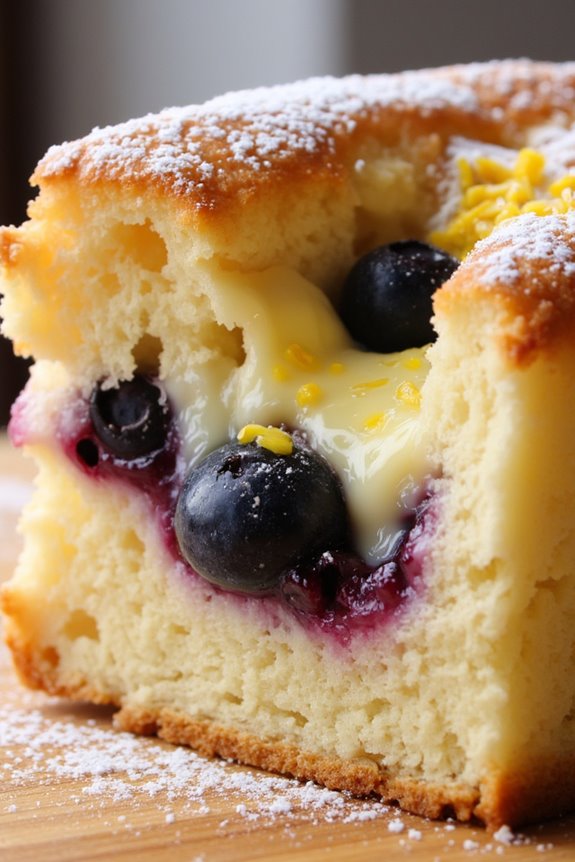 lemon blueberry french toast bake