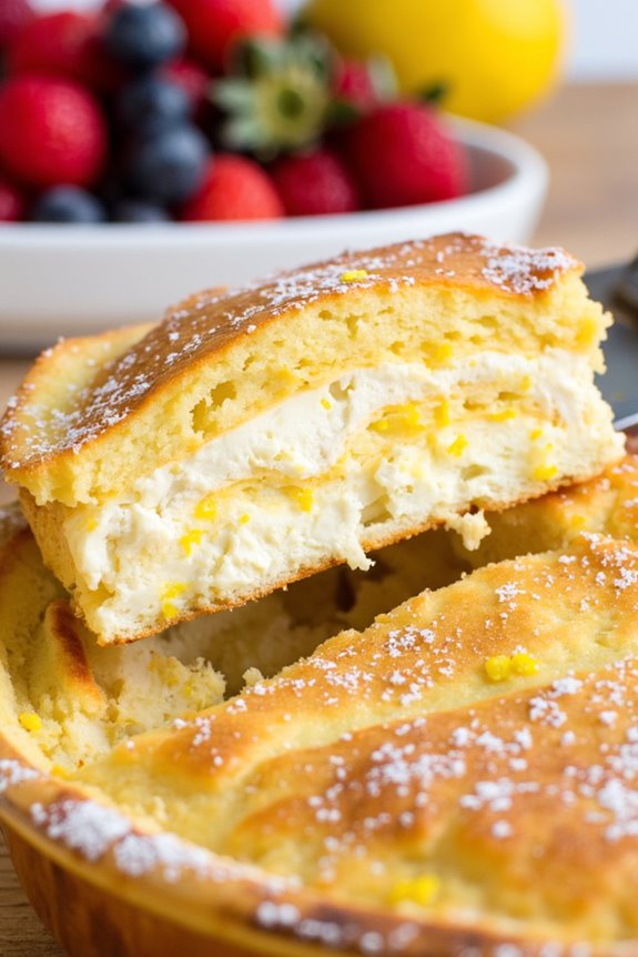 lemon ricotta breakfast casserole