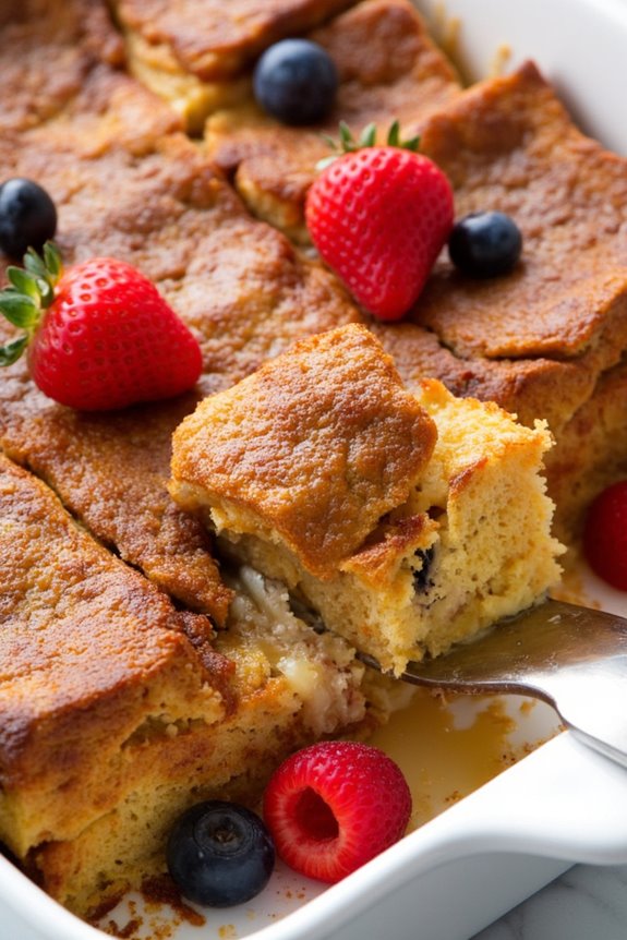 make ahead cinnamon breakfast casserole