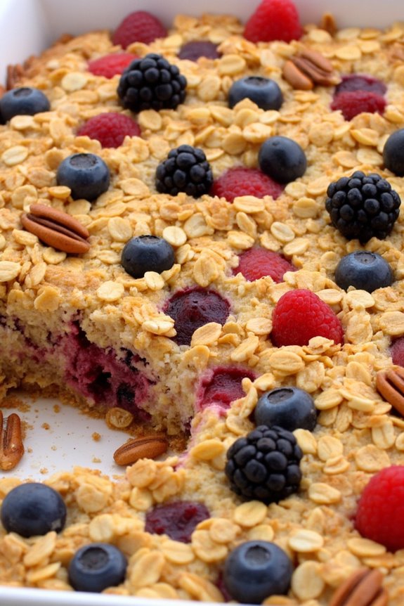make ahead oatmeal breakfast casserole