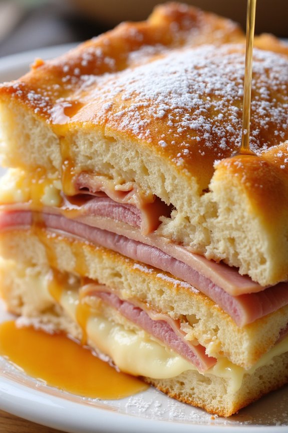 maple glazed breakfast casserole delight