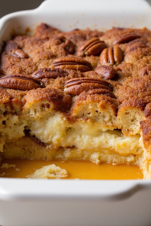 maple pecan breakfast casserole