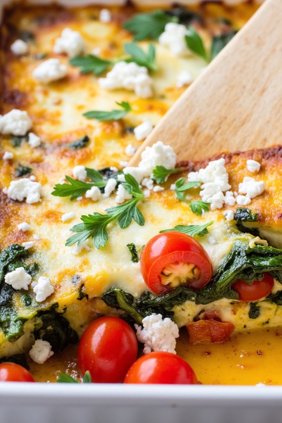 mediterranean egg breakfast casserole