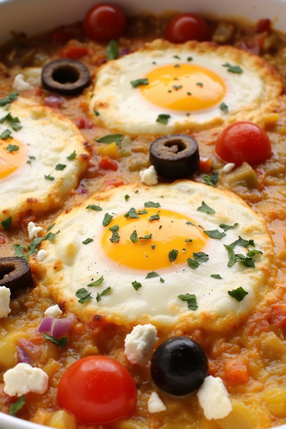 mediterranean egg casserole recipe