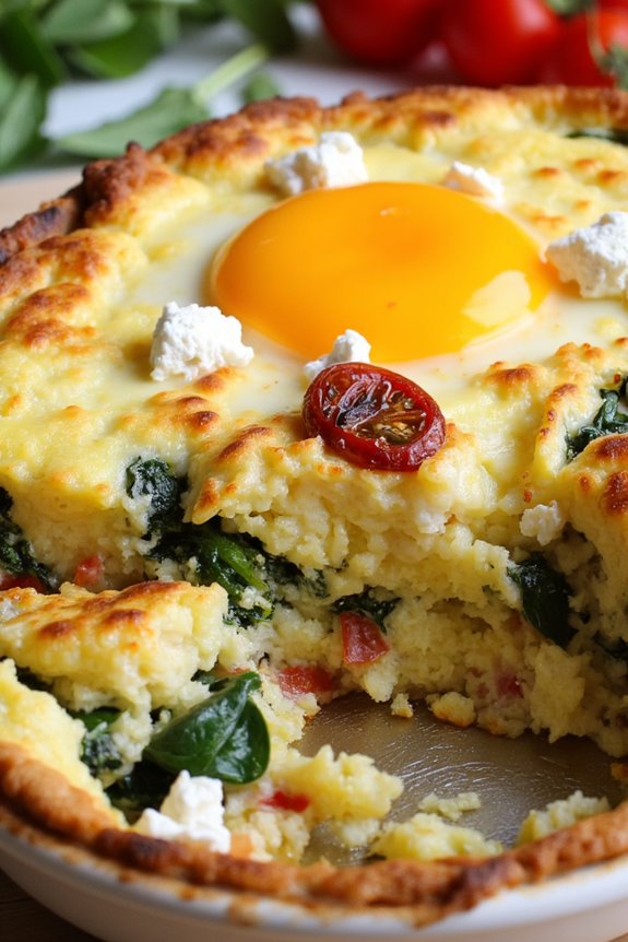 mediterranean egg casserole recipe