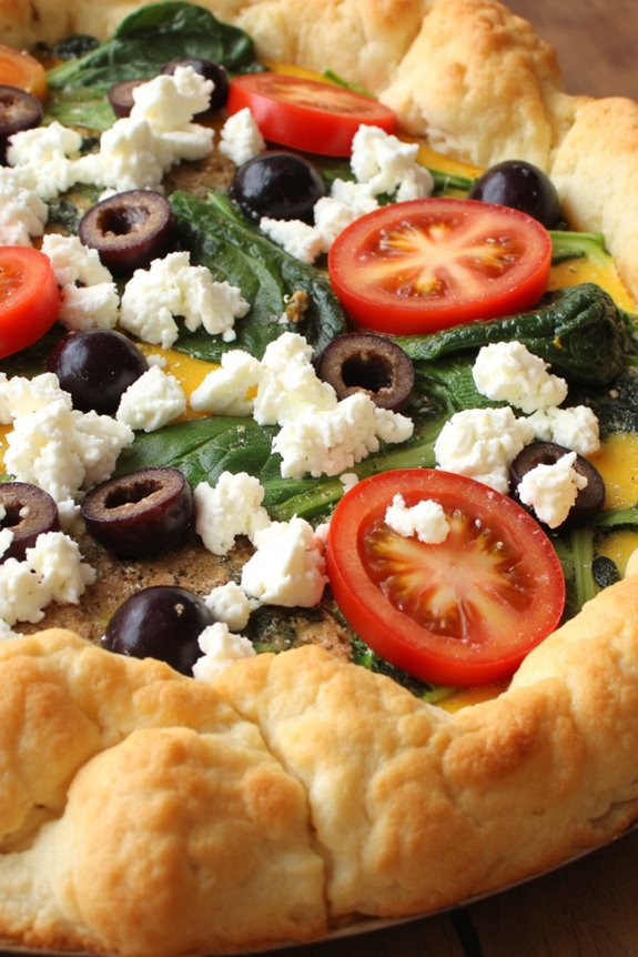 mediterranean quiche breakfast bake