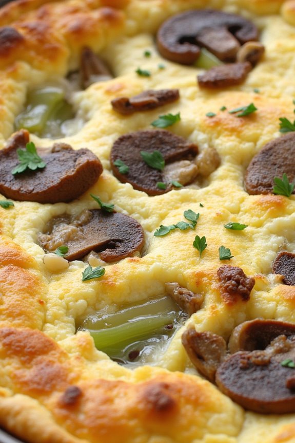 mushroom leek frittata recipe