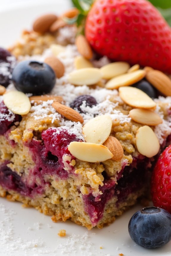 nutritious baked oatmeal casserole