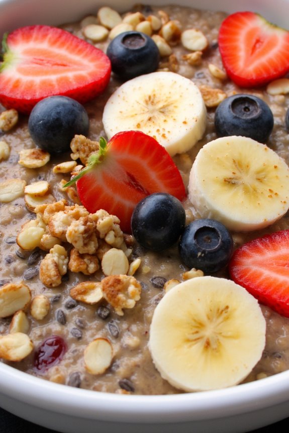 nutritious overnight oats casserole