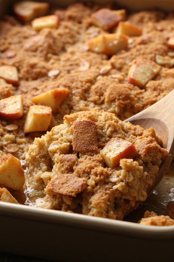 overnight apple cinnamon oatmeal