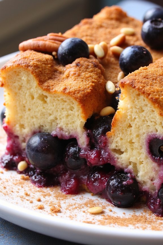 overnight blueberry french toast