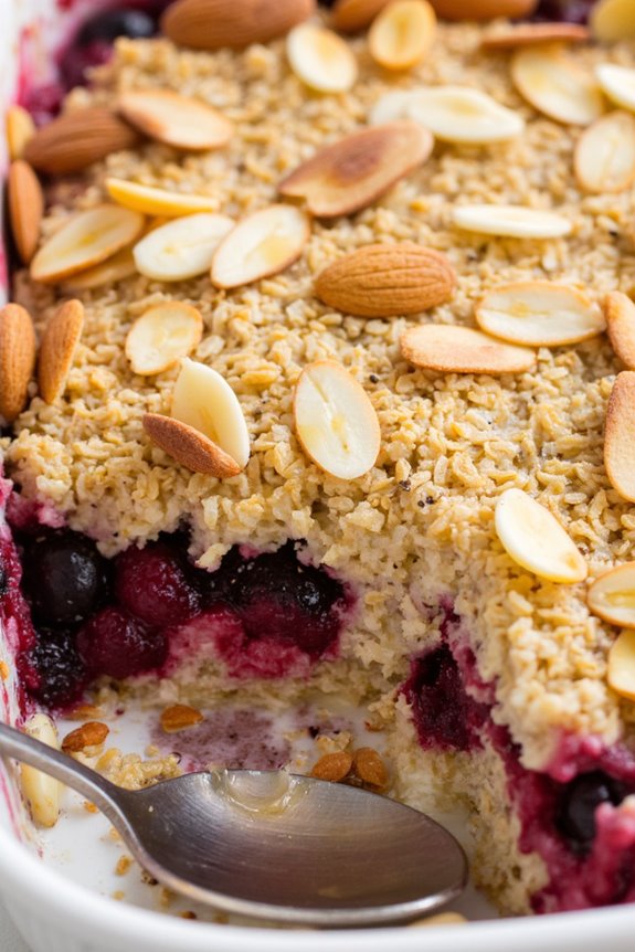 overnight oats breakfast casserole