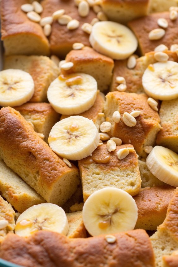 peanut butter banana bake