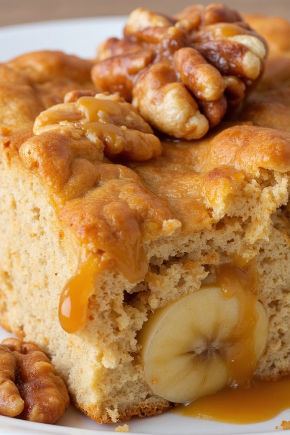 peanut butter banana casserole