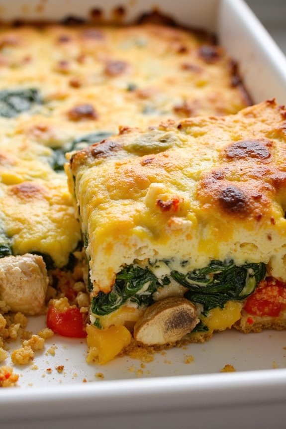 protein packed breakfast casserole