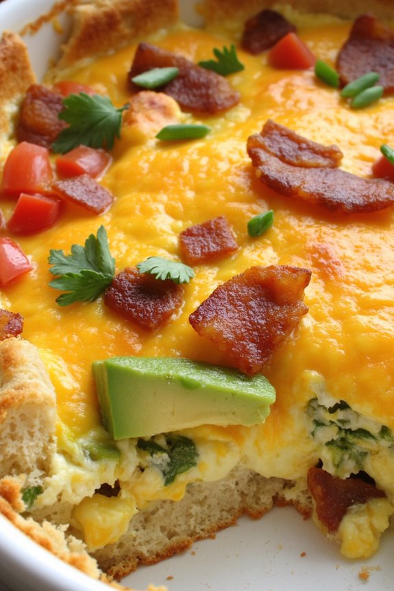 protein packed breakfast casserole