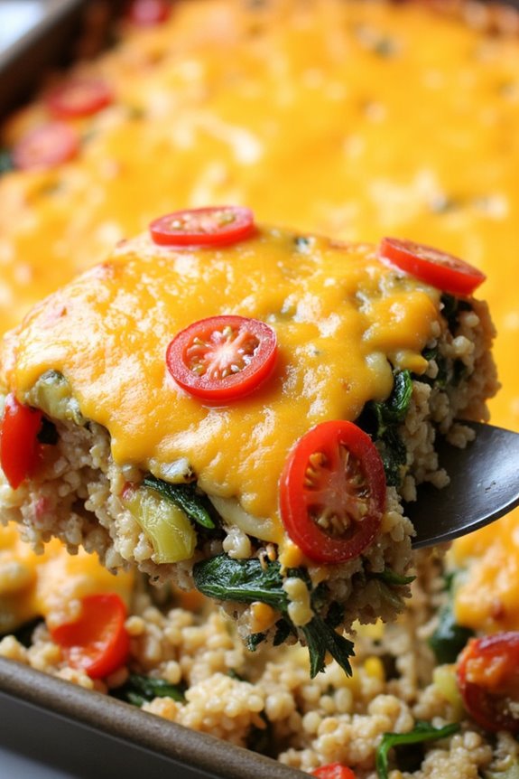 protein packed quinoa casserole recipe