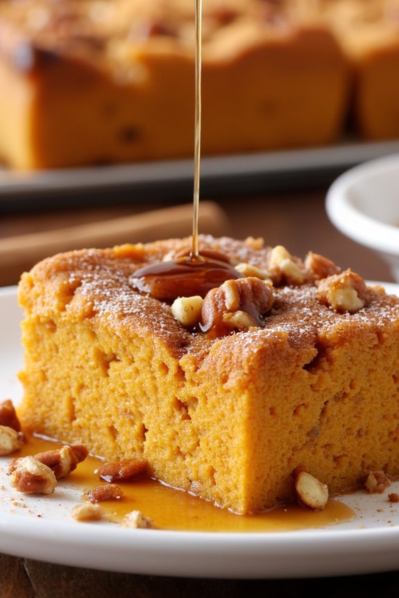 pumpkin spice french toast bake