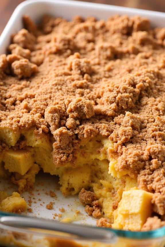 pumpkin spice overnight casserole