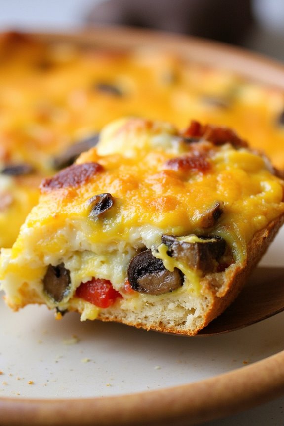 quiche inspired breakfast casserole recipe