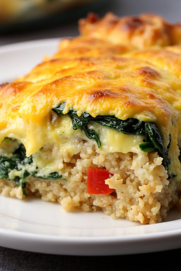 quinoa and eggs casserole