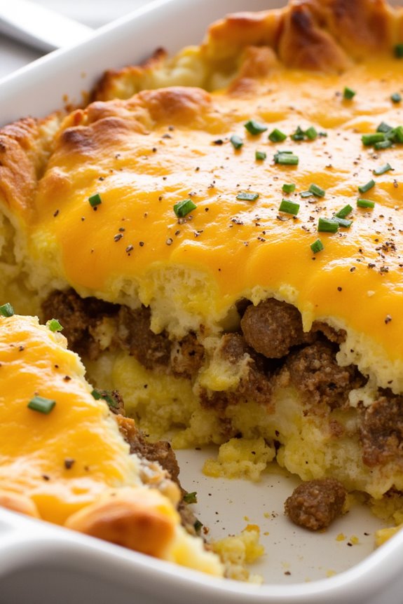 satisfying breakfast casserole recipe