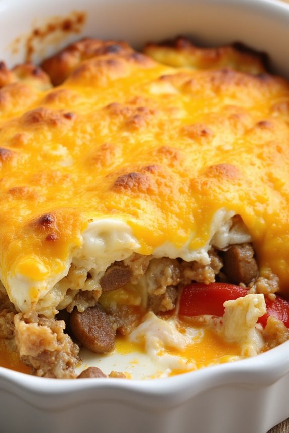 satisfying breakfast casserole recipe