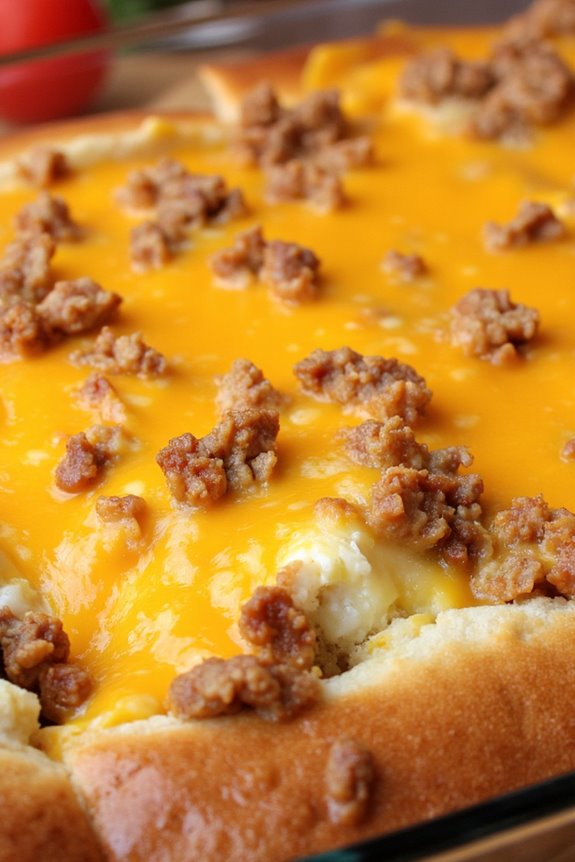 sausage and cheese casserole