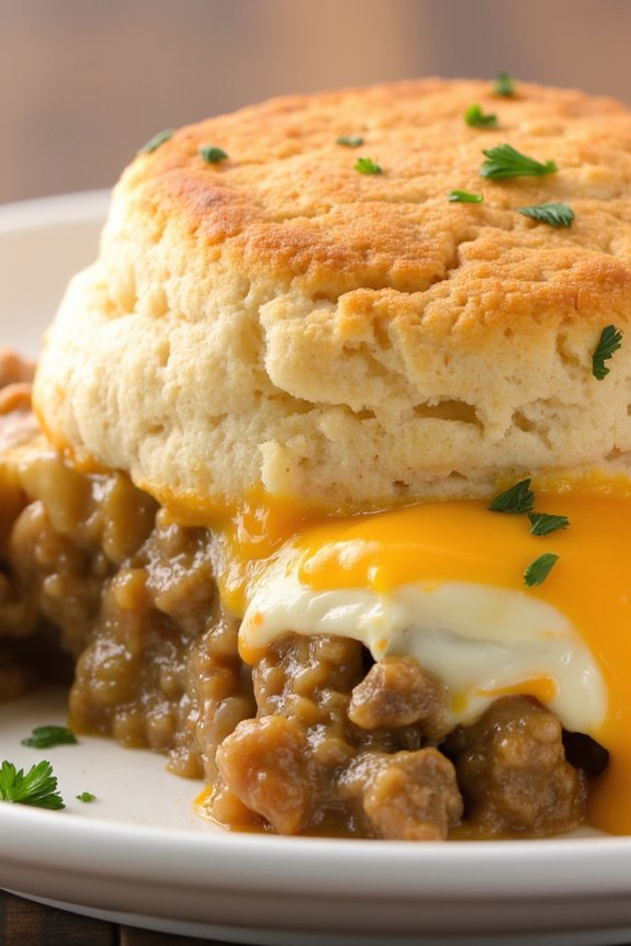 sausage gravy breakfast casserole