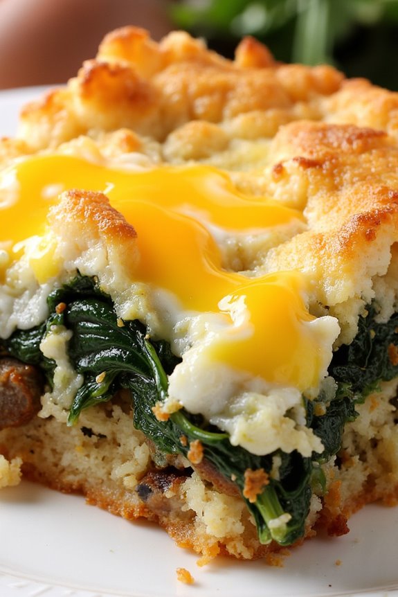 sausage spinach hashbrown casserole