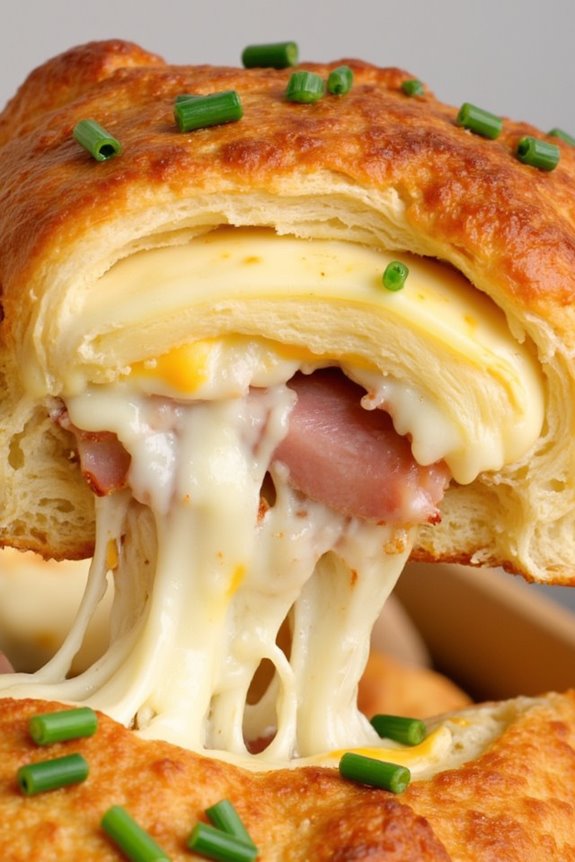 savory brunch croissant casserole