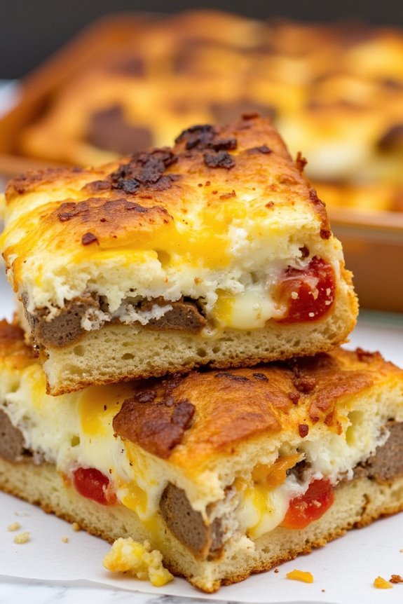 savory brunch sausage strata recipe