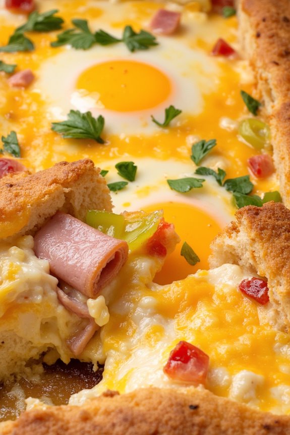 savory egg and cheese casserole