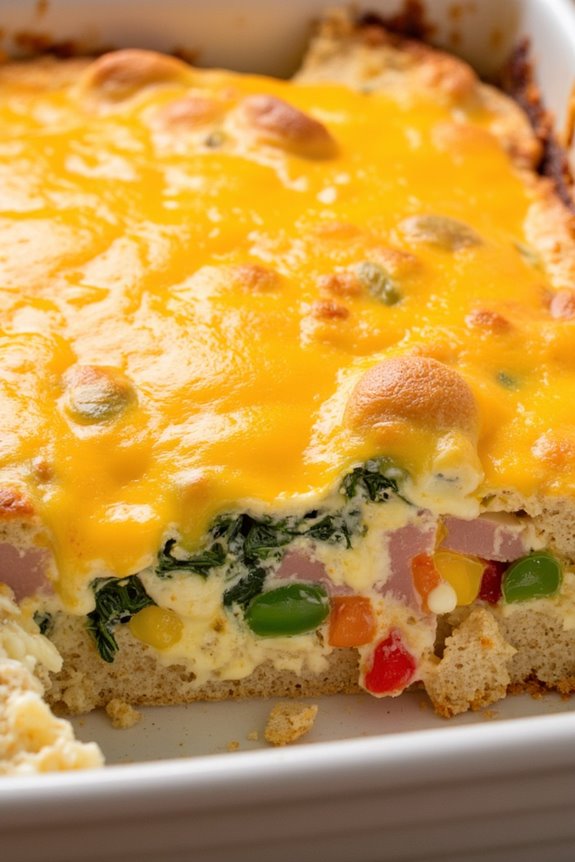 savory ham cheese casserole