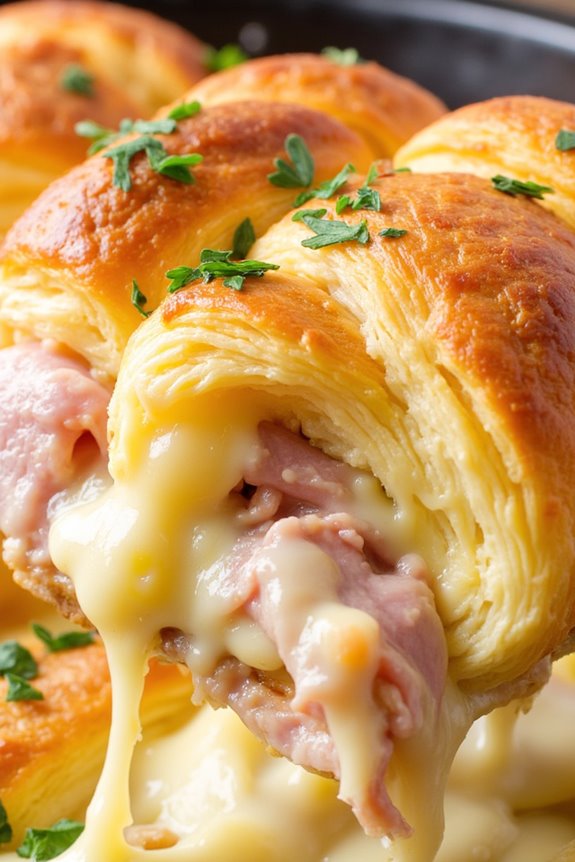savory ham swiss casserole