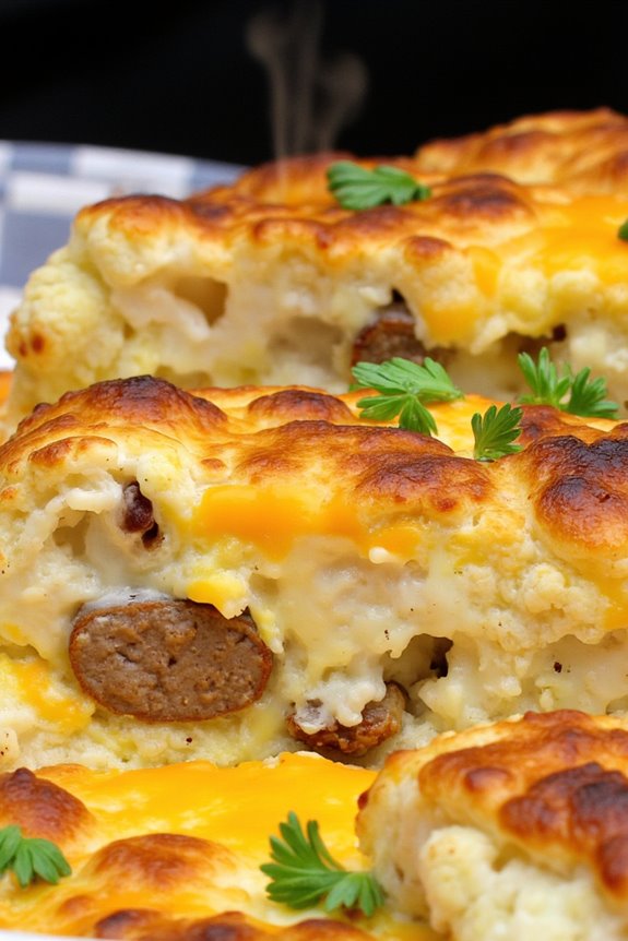 savory low carb breakfast casserole