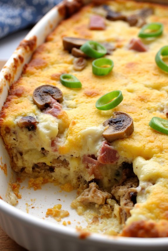 savory low carb brunch casserole