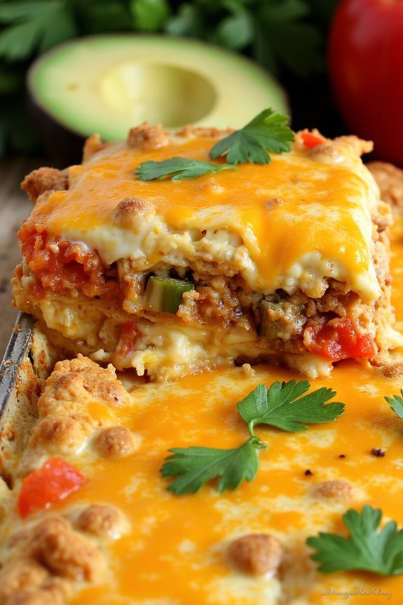 savory mexican chorizo casserole