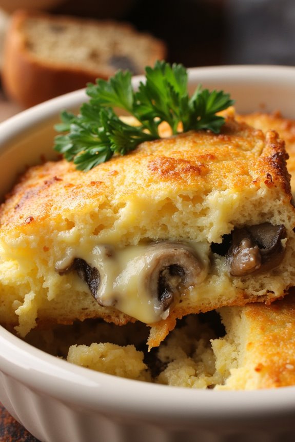 savory mushroom breakfast casserole