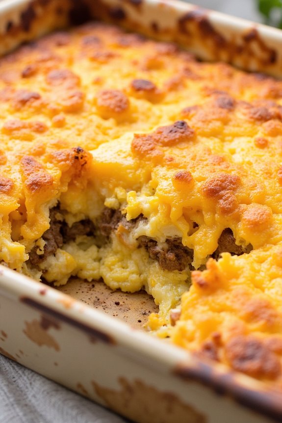 savory sausage hash brown casserole