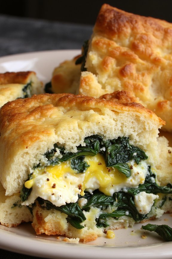 savory spinach feta casserole