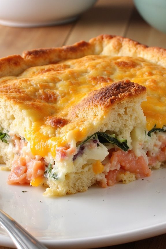 smoked salmon breakfast casserole