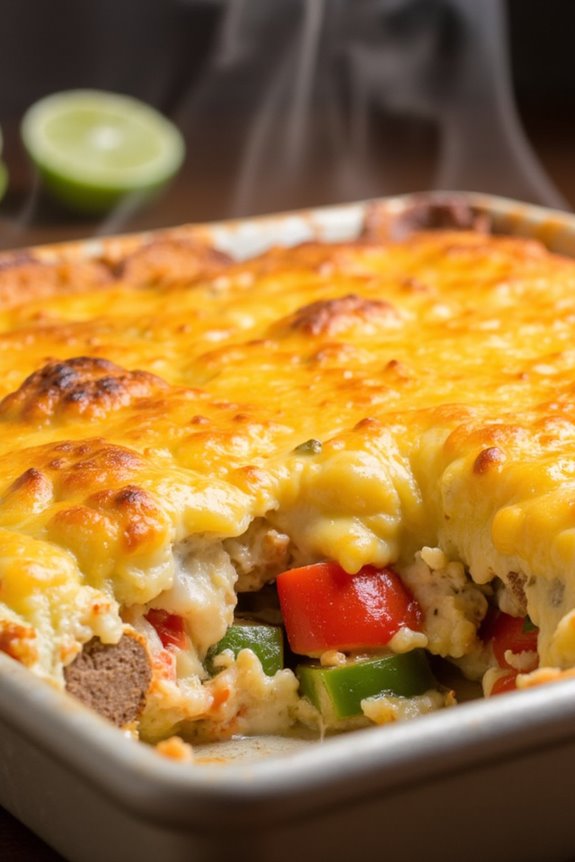 spicy chorizo breakfast casserole