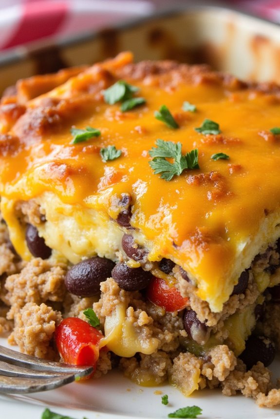 spicy chorizo breakfast casserole