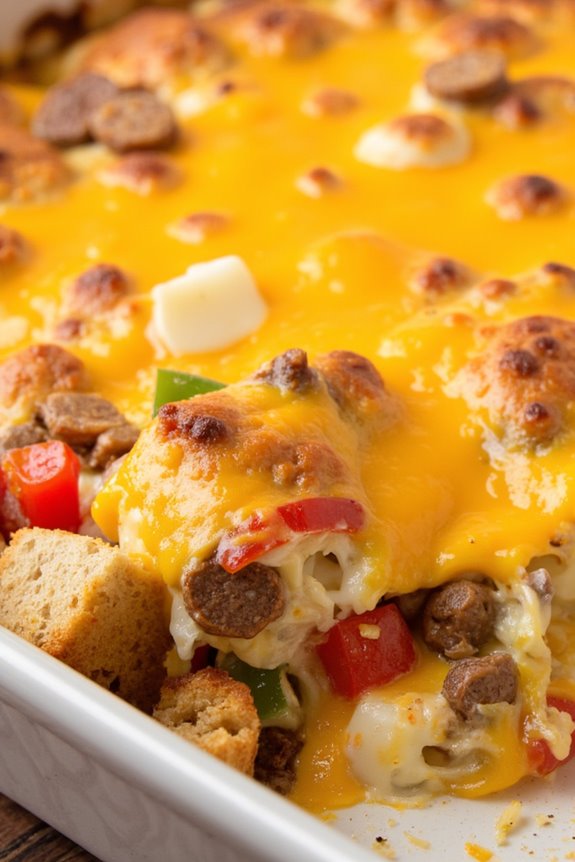 spicy chorizo brunch casserole