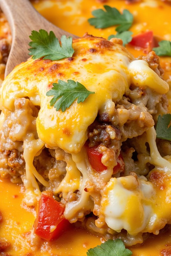 spicy chorizo egg casserole