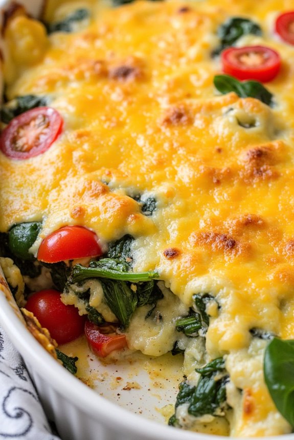 spring vegetable egg casserole