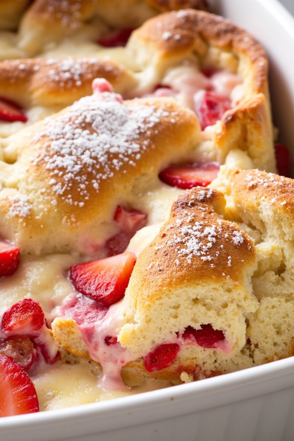 strawberry cream cheese casserole